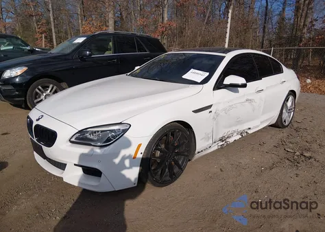 2016 BMW 650I Gran Coupe xDrive from USA, damaged, VIN WBA6D6C54GG387658